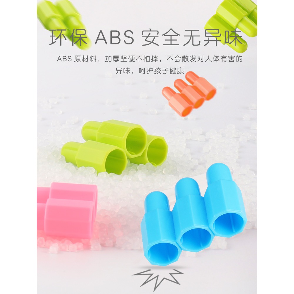 大號火箭子彈頭積木塑料2拼插3歲男孩女孩5益智智力拼裝6兒童玩具-細節圖4