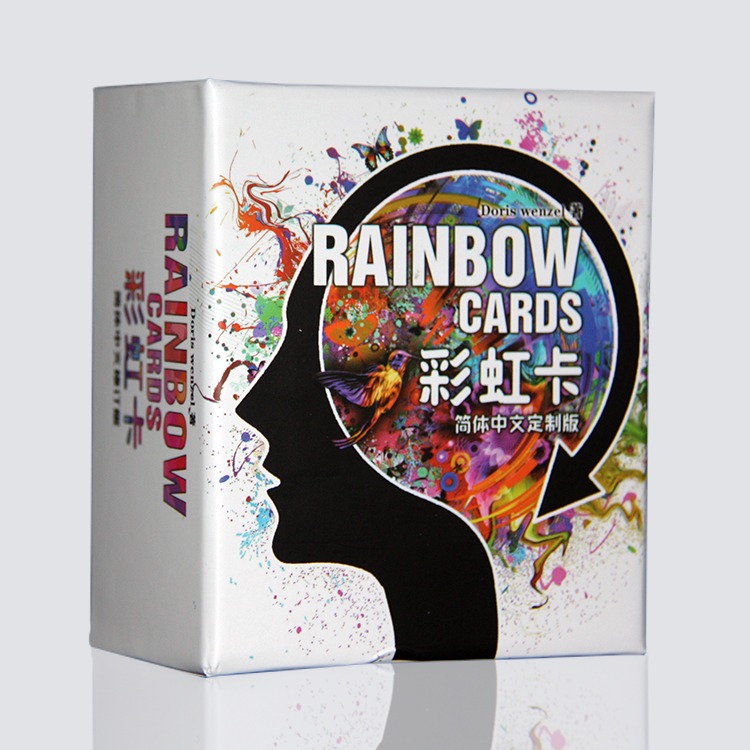 彩虹卡 生命的色彩能量卡心理卡牌 心靈圖卡-細節圖6
