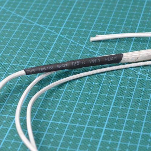 究其科技 3D打印機配件 UM2加熱管 24V 25W 16mm 線長1米-細節圖4