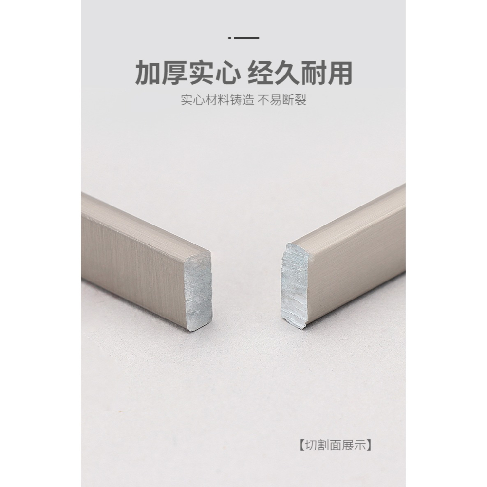 衣櫃門把手長款北歐現代簡約鋅合金櫃門拉手輕奢抽屜櫥櫃小拉手-細節圖9