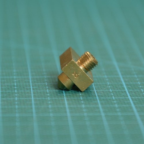 3D打印機配件 Ultimaker 2 UM2黃銅噴嘴一體式銅噴嘴噴頭嘴子銅嘴-細節圖3