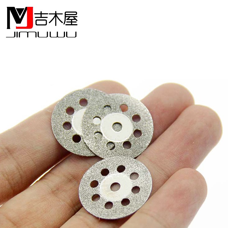DIY手工迷你手鉆電磨配件切割片不銹鋼金剛砂樹脂鋸片迷你小切片-細節圖3