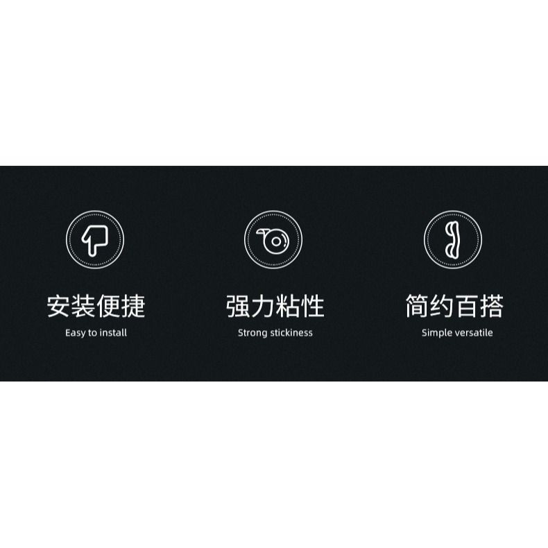 櫃門抽屜衣櫃拉手現代簡約玻璃門把手自粘拉手免打孔強力粘貼手柄-細節圖7
