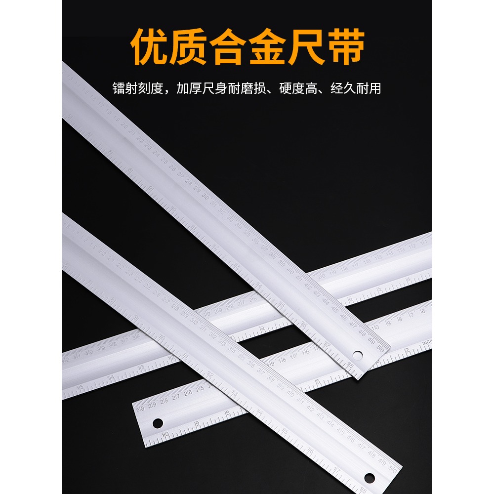 鋁合金加厚直角尺90度木工角尺拐尺曲尺大號L型尺拐角鋼尺高精度-細節圖4