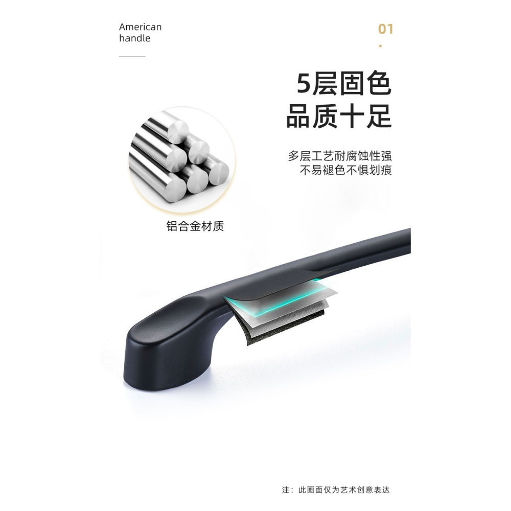 單孔拉手抽屜圓形牀頭櫃子拉環衣櫃門小把手櫥櫃酒櫃歐式現代簡約-細節圖9