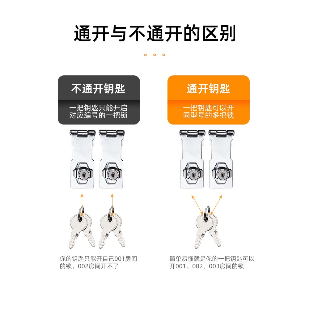 門扣鎖扣簡易門鎖免打孔老式家用門外鎖牌農村大門鎖具衛生間木門-細節圖6