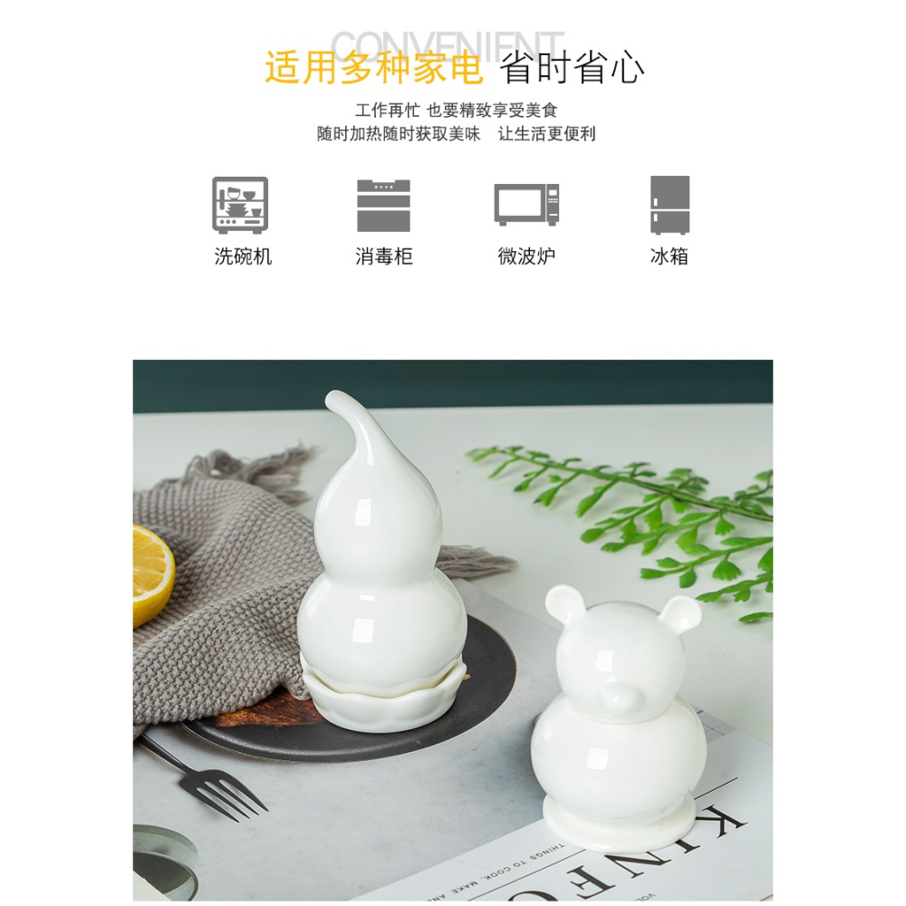 景德鎮純白骨瓷牙簽筒家用餐廳陶瓷牙簽筒純白創意酒店餐廳牙簽盒-細節圖8