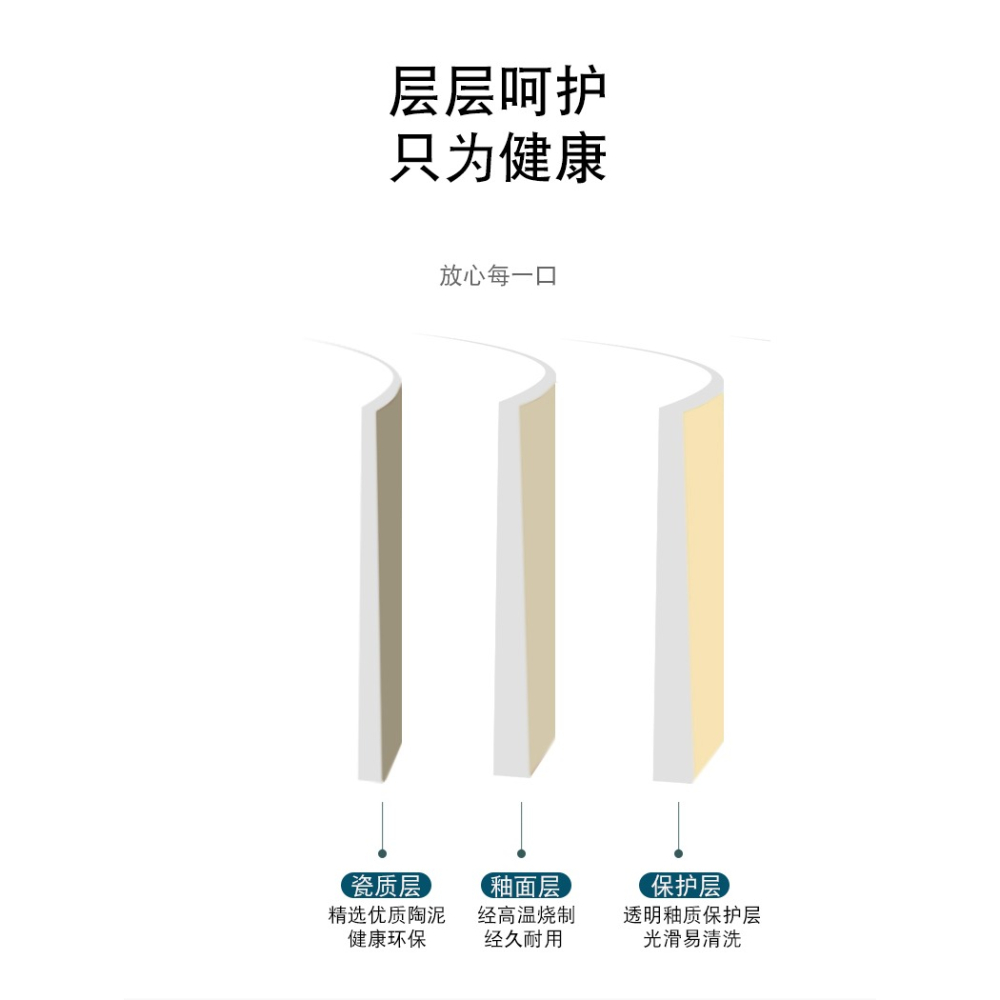 6個裝釉下彩景德鎮骨瓷純白碗套裝家用創意中式飯碗麪碗大號湯碗-細節圖9