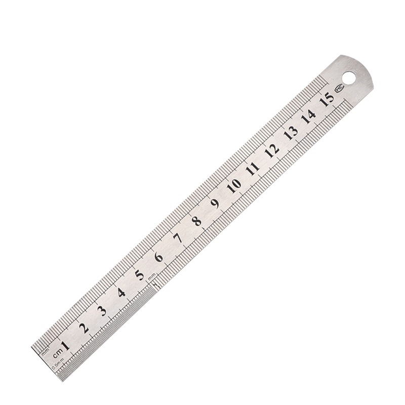 鋼尺直尺不銹鋼鋼板鐵尺子加厚刻度小鋼尺條15cm1米30cm直尺板尺-細節圖5