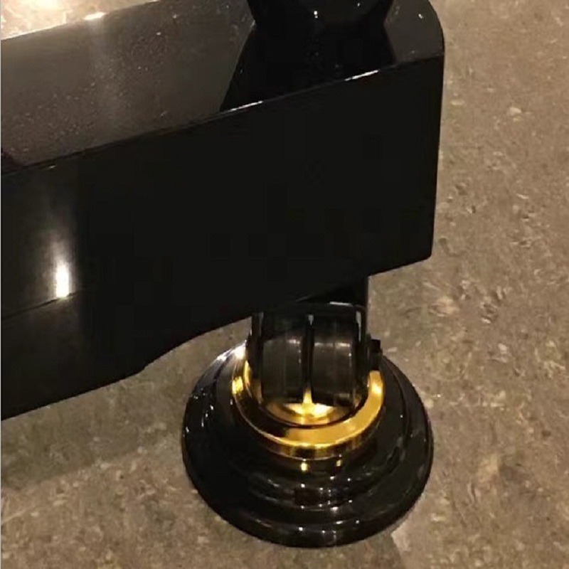 鋼琴通用款金屬腳墊 保護地板防滑墊腳 鋼琴配件 一副4個隔音減噪-細節圖2