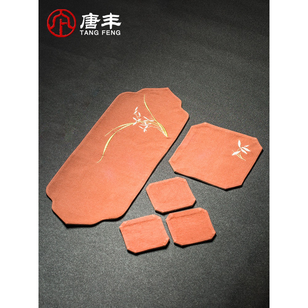 唐豐茶席茶墊茶布墊幹泡盤墊茶巾中國風棉麻吸水加厚茶杯墊桌墊Z-細節圖3