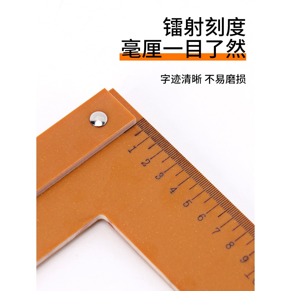 木工三角尺高精度90度加厚大號直角三角板拐尺靠山尺方尺裝修工具-細節圖3