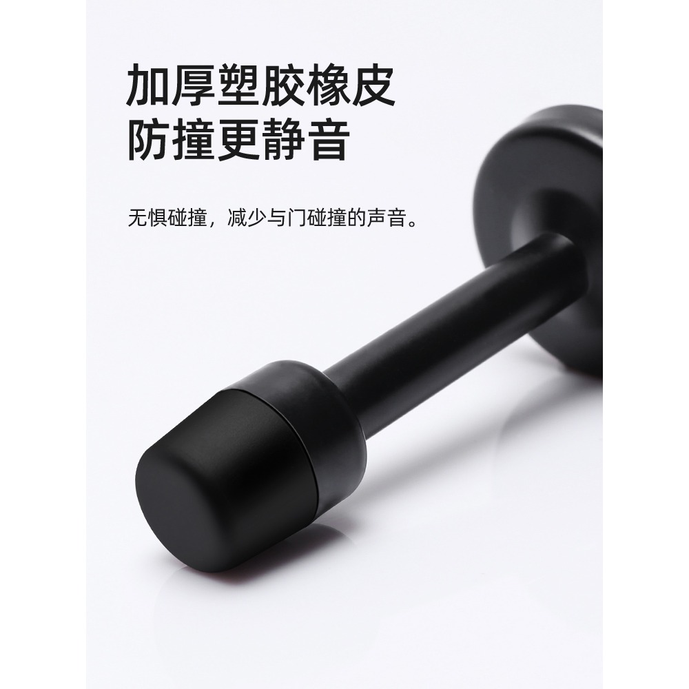 門頂免打孔不銹鋼加長門檔家用防盜門擋器大門碰門吸防撞門阻神器-細節圖3