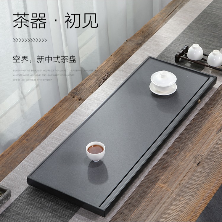 唐豐整塊石頭茶臺烏金石茶盤家用功夫茶幾辦公簡約大號茶桌19019Z-細節圖6