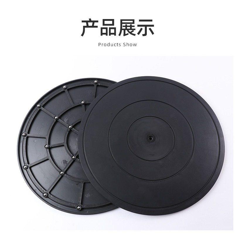 打包神器轉盤臺旋轉承重快遞封箱塑料展示臺圓盤展示軸承轉臺底座-細節圖10