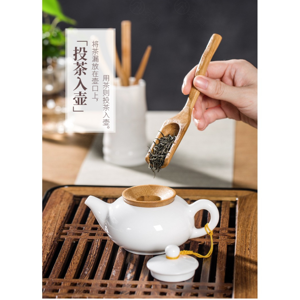唐豐黑檀木茶道六君子功夫茶配件茶針茶夾杯夾茶勺茶藝茶寵套裝Z-細節圖10