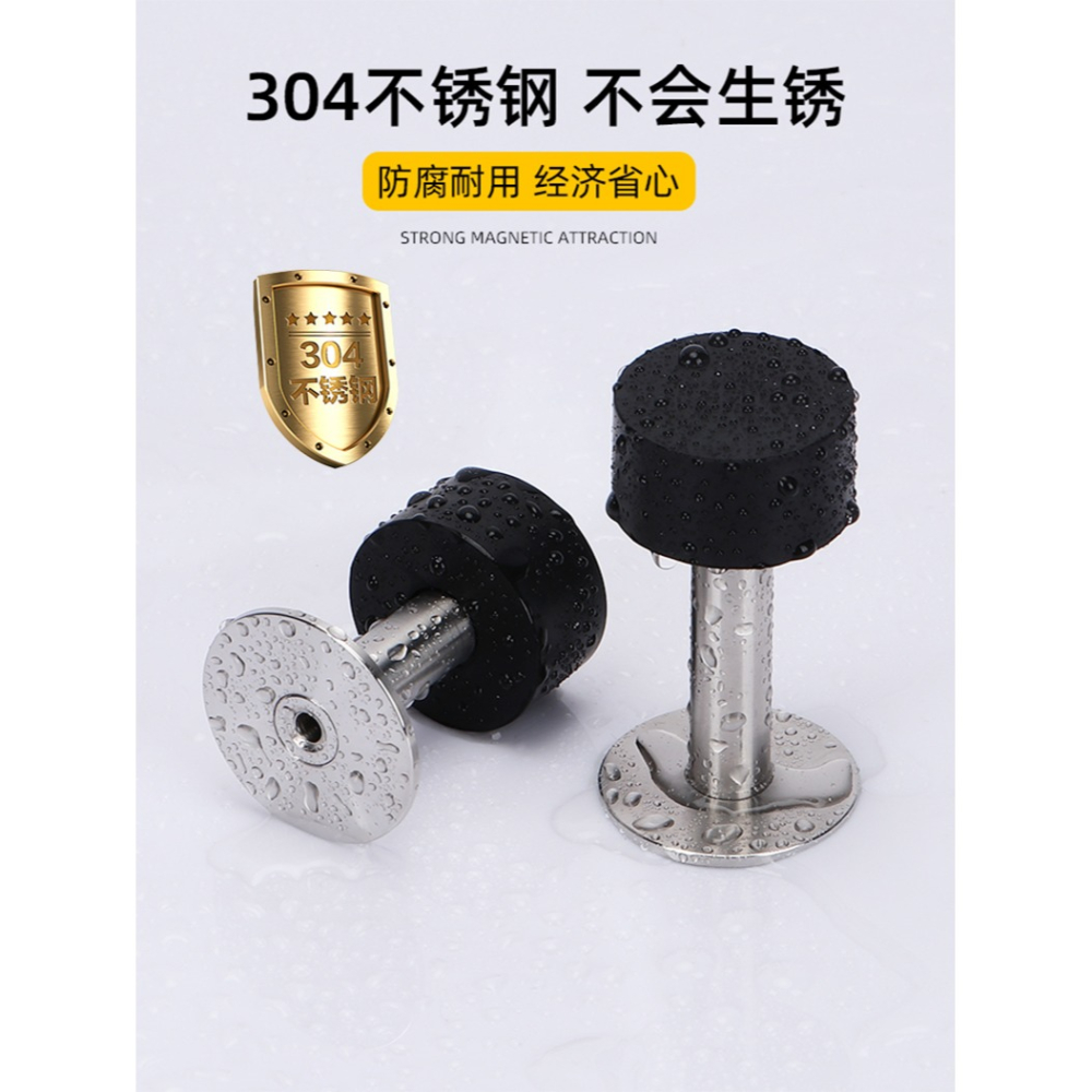 阻門器靜音免打孔防風防撞門頂防盜入戶門碰衛生間臥室頂門神器-細節圖9