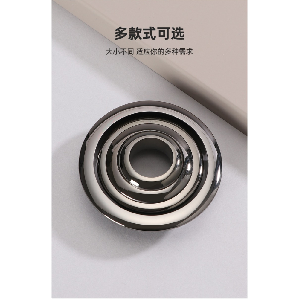 穿線孔電腦辦公桌蓋板裝飾圈50mm線孔蓋轉桌洞桌面圓形開孔出線孔-細節圖10