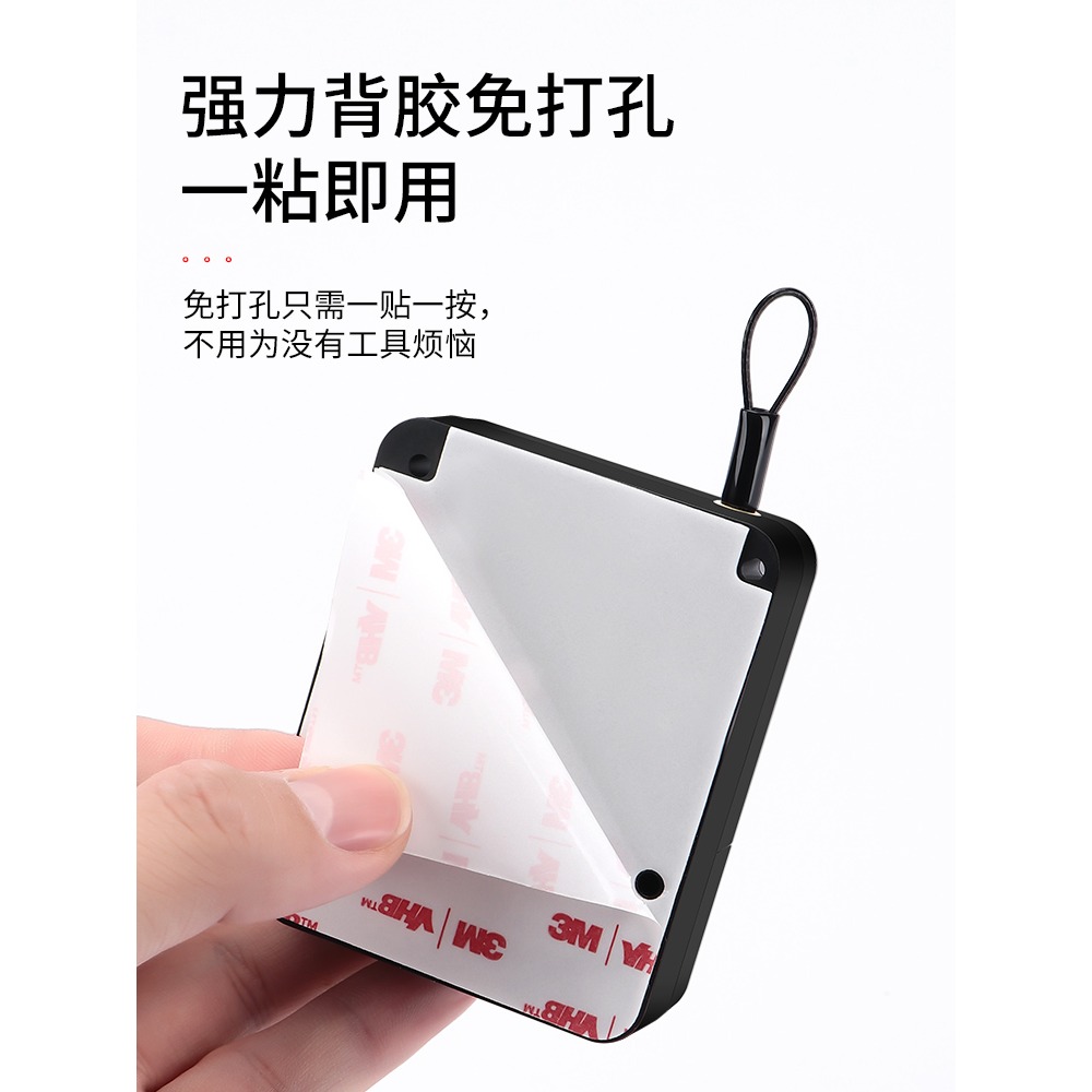 自動關門器家用免打孔玻璃門木門拉繩阻尼緩沖閉合移門簡易閉門器-細節圖2