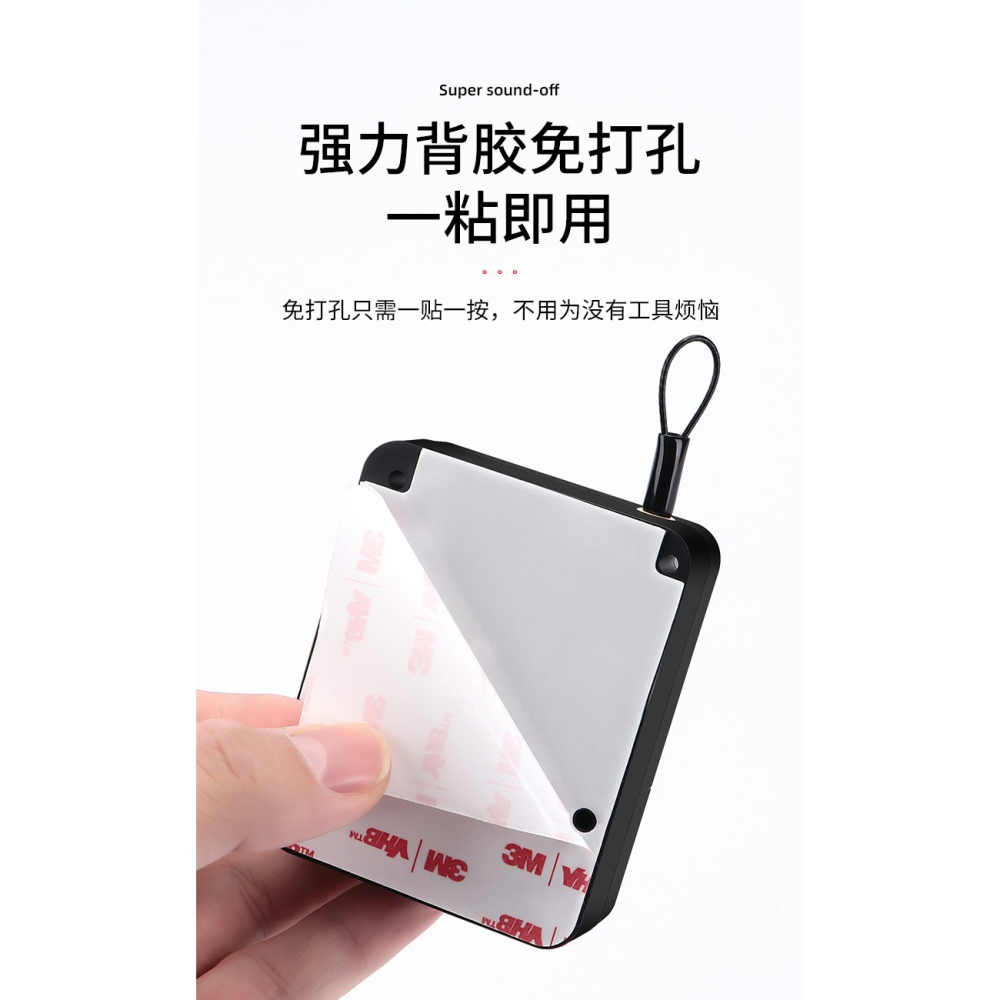 自動關門器家用免打孔玻璃門木門拉繩阻尼緩沖閉合移門簡易閉門器-細節圖9