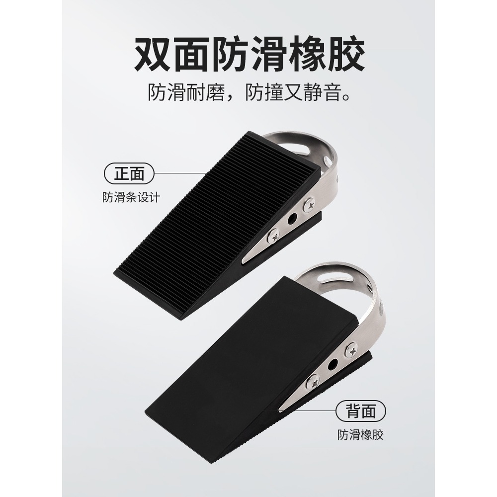 門擋器防撞免打孔防盜門室外門阻器家用頂門阻門塞神器防關門固定-細節圖4
