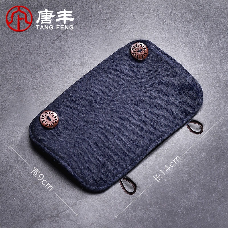 唐豐茶壺墊鐵壺把隔熱墊棉麻茶墊提樑壺把防燙冷茶布茶具茶道配Z-細節圖5