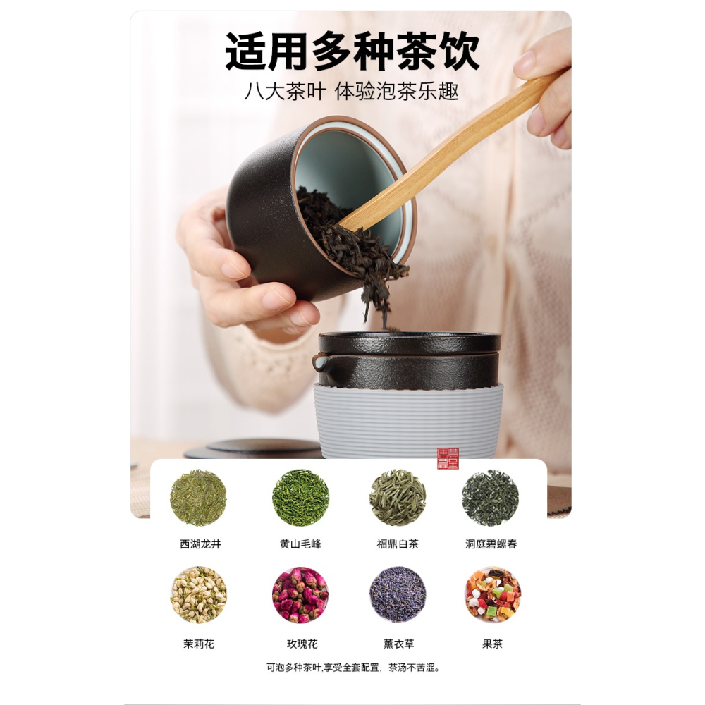 快客杯一壺二三杯泡茶套裝功夫茶具茶壺茶杯便攜式旅行包簡易茶具-細節圖10