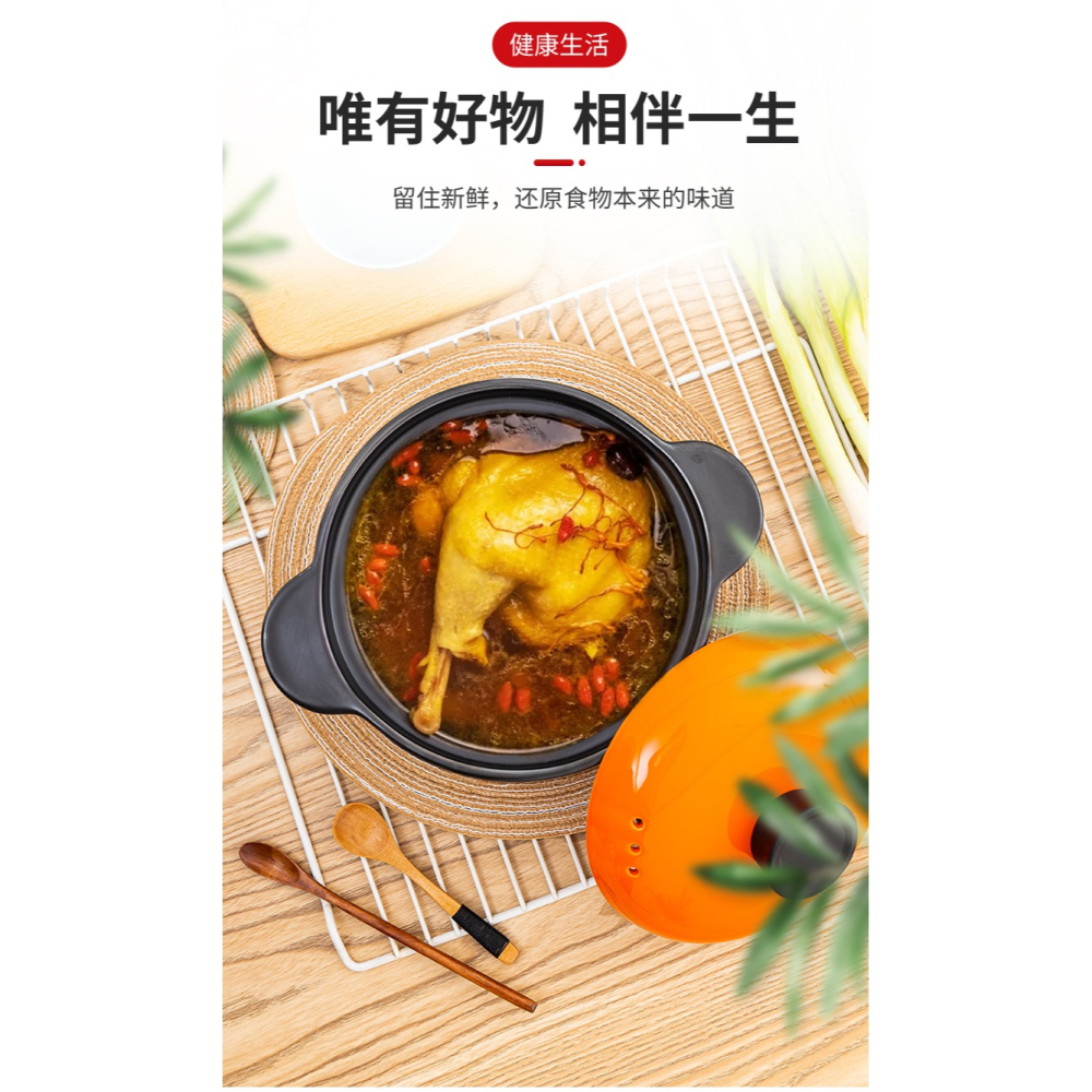砂鍋耐高溫瓦罐湯煲陶瓷小沙鍋煲湯鍋燉鍋明火家用燃氣煲仔飯湯鍋-細節圖8