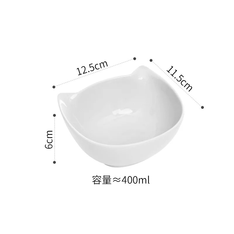 可愛貓型卡通陶瓷小碗蒸蛋碗寶寶輔食碗蘸料碗味碟烘焙布丁碗家用-細節圖8