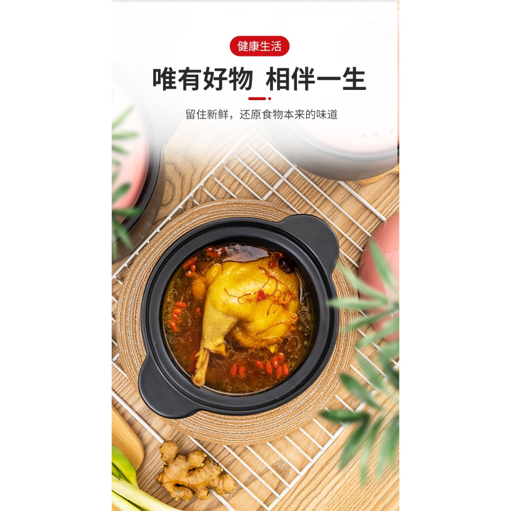 恩益砂鍋耐高溫燉鍋大容量湯鍋明火直燒湯煲家用燃氣煮粥鍋陶瓷煲-細節圖8
