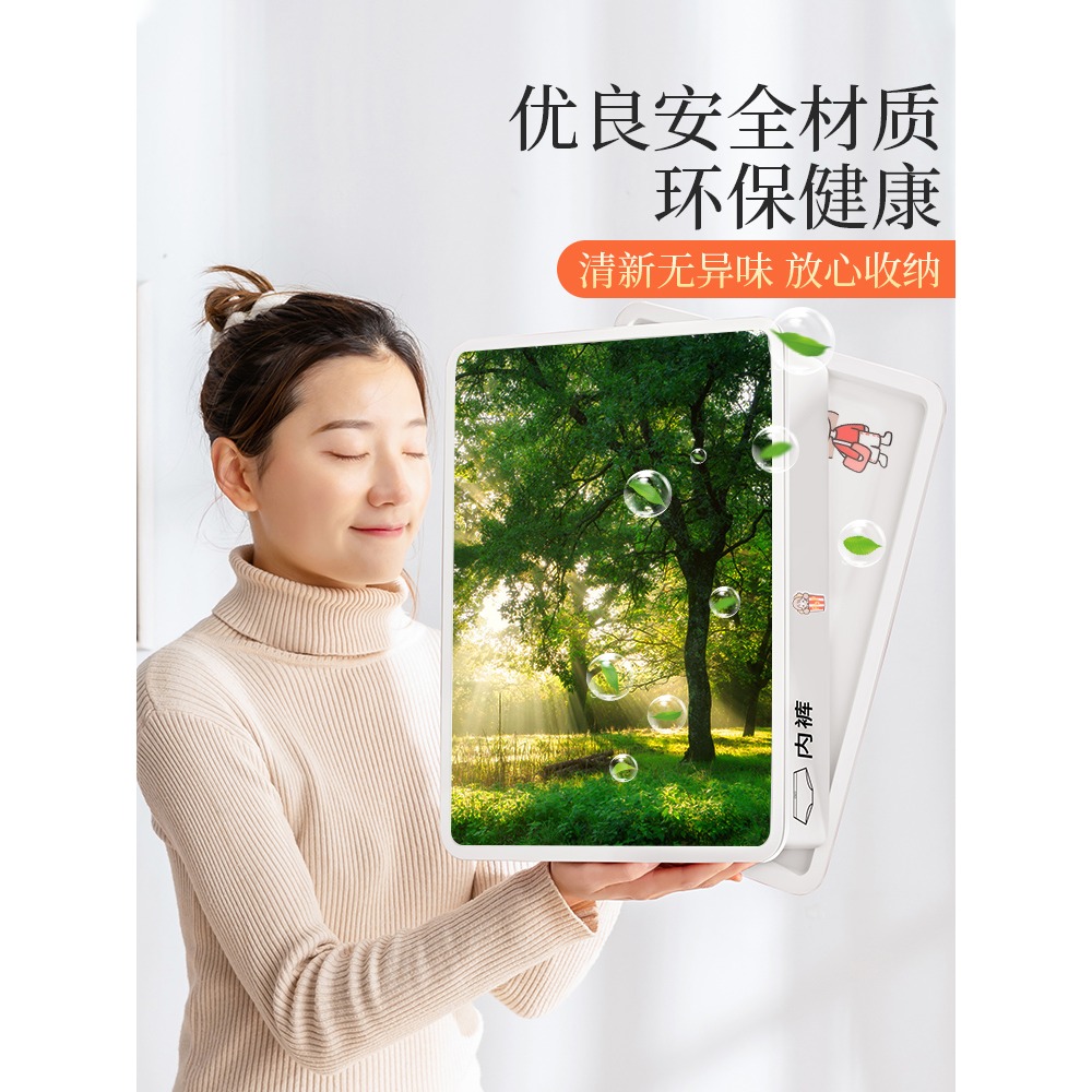 【佳埼推薦】收納箱家用衣櫃神器內衣盒抽屜式宿舍衣服衣物整理筐-細節圖2