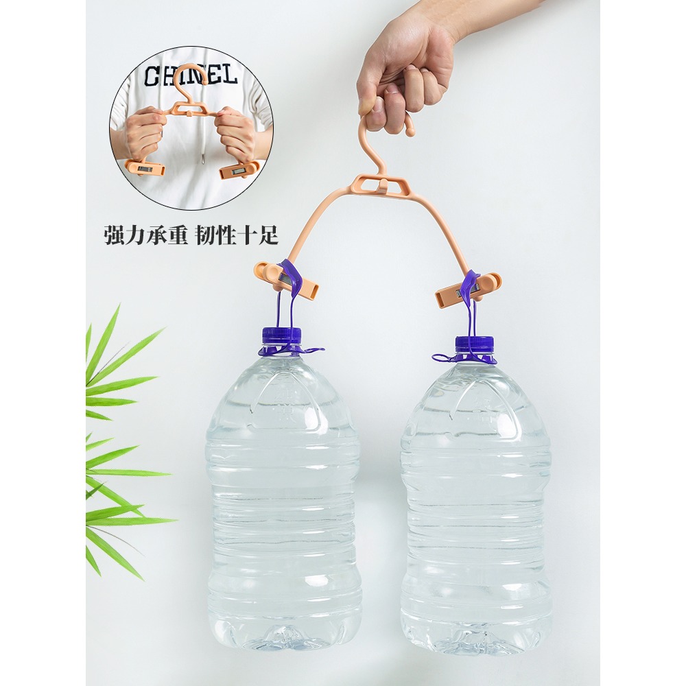衣架家用掛衣防滑衣服架子多功能帶夾子褲架內衣襪子夾無痕晾衣撐-細節圖4