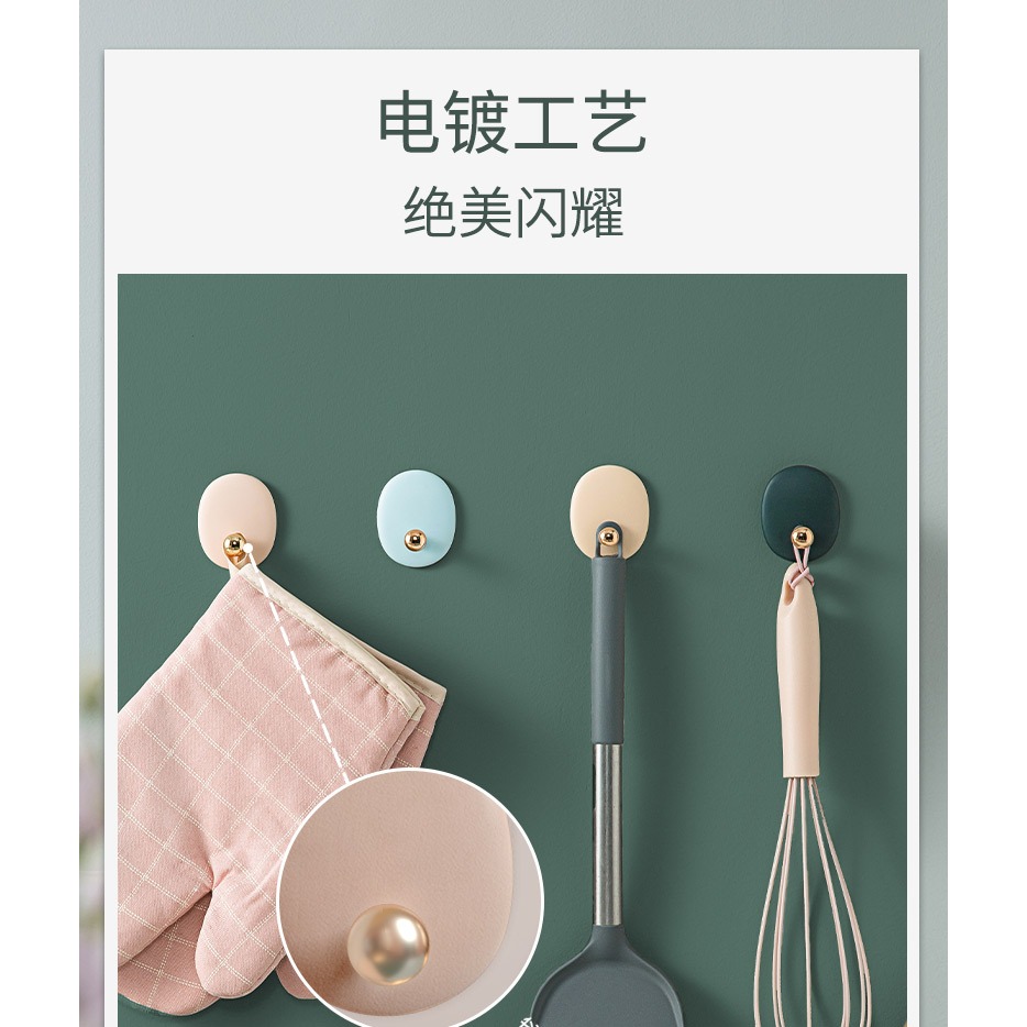 【掉落包賠】掛鉤粘鉤強力粘膠免打孔墻面貼承重無痕粘貼墻上鉤子-細節圖8