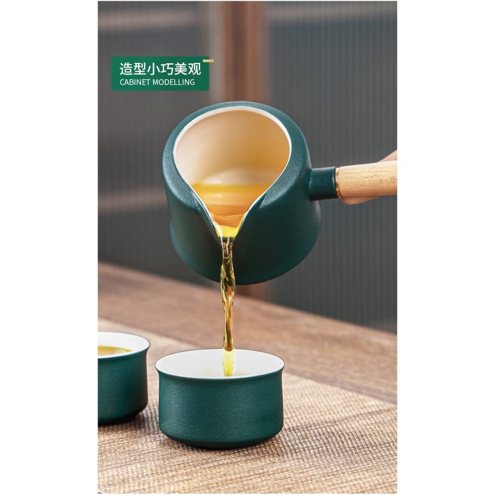 唐豐陶瓷功夫茶具小套禮盒裝家用側把泡茶壺公道杯陽臺簡易泡茶器-細節圖10