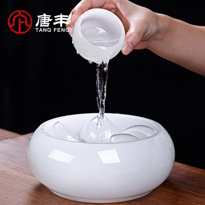 琉璃功夫茶具套裝輕奢高檔家用辦公室用高端禮盒白玉茶杯泡茶神器-細節圖4