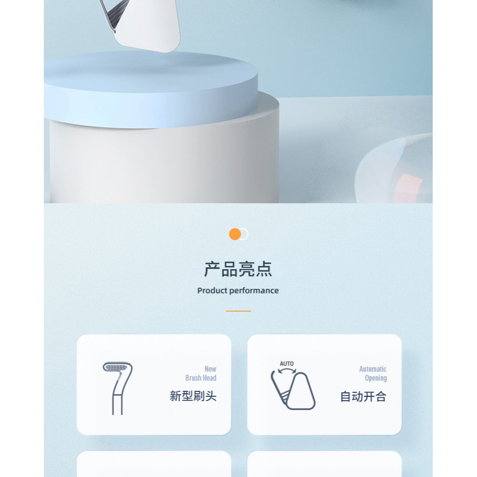 高爾夫馬桶刷家用洗廁所硅膠刷頭衛生間無死角清洗刷子神器壁掛式-細節圖6