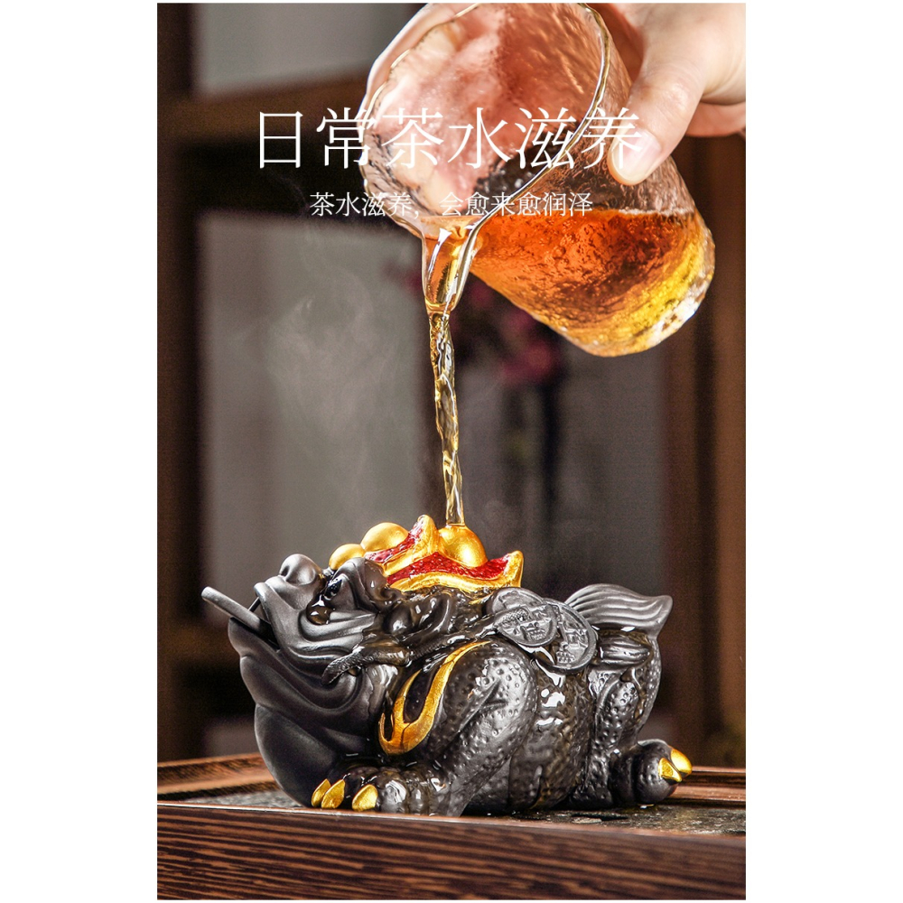 唐豐紫砂茶寵家用功夫茶道擺件可養茶蟲茶桌茶臺裝飾小配件茶玩-細節圖9
