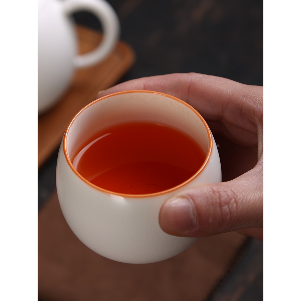 唐豐白瓷功夫茶具禮盒家用開片可養過濾泡茶壺旅行簡易一壺二杯A-細節圖3