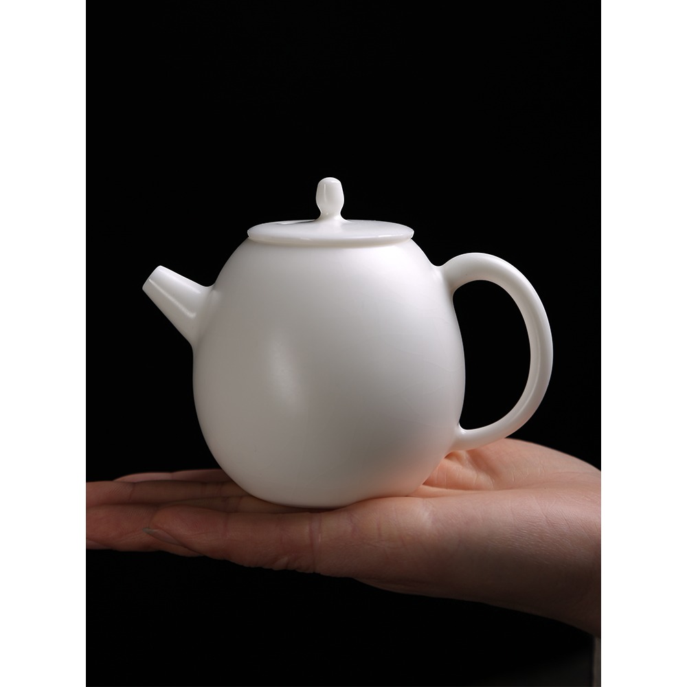 唐豐白瓷功夫茶具禮盒家用開片可養過濾泡茶壺旅行簡易一壺二杯A-細節圖4