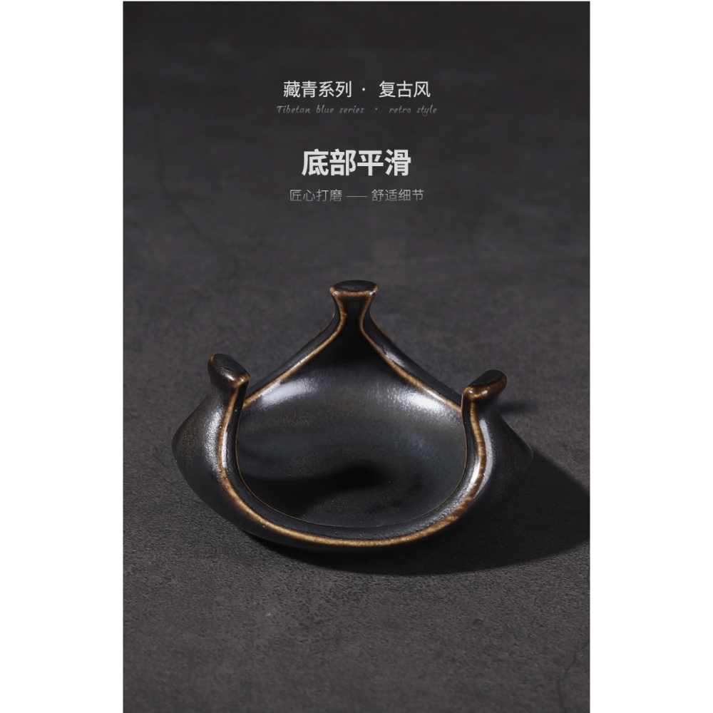 唐豐陶瓷茶漏家用復古個性濾茶器窯變天目釉過濾分茶器功夫茶濾A-細節圖10
