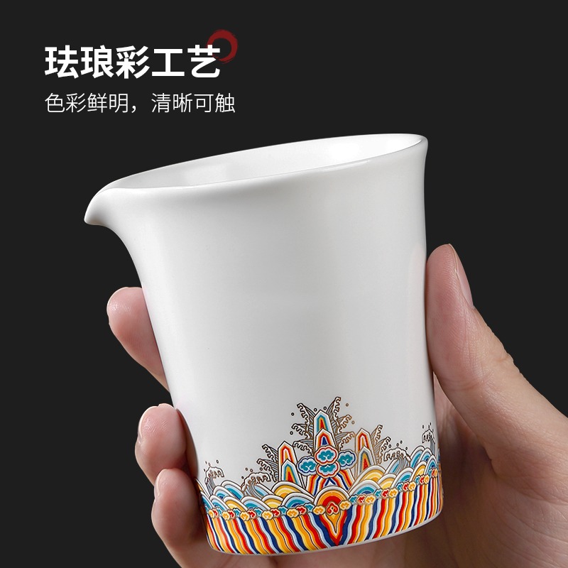 唐豐復古陶瓷公道杯家用功夫茶貪心杯大容量裝茶器單個倒茶器A-細節圖3
