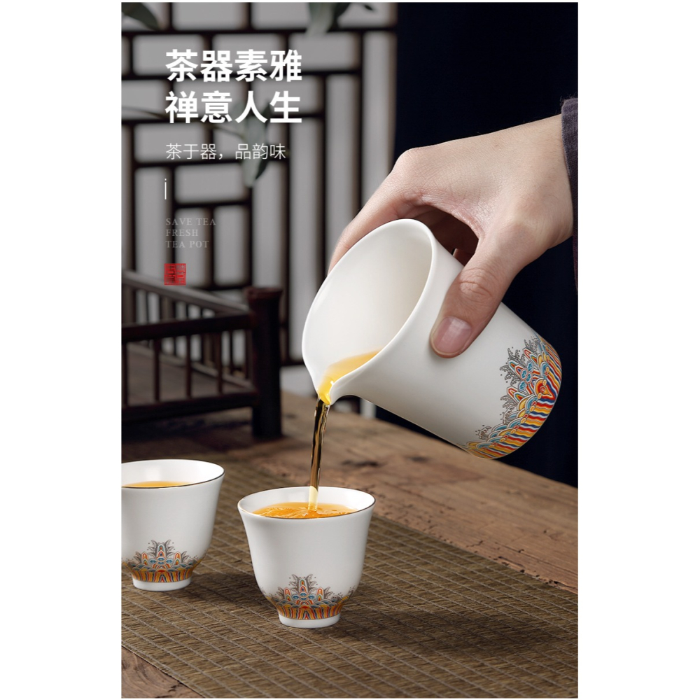 唐豐復古陶瓷公道杯家用功夫茶貪心杯大容量裝茶器單個倒茶器A-細節圖8