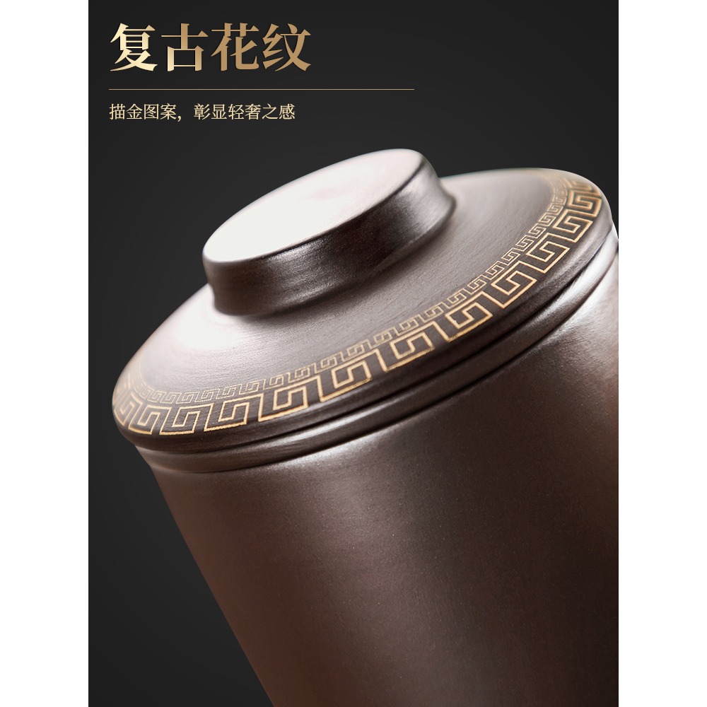 唐豐紫砂辦公杯家用過濾泡茶杯帶蓋手柄簡約個人喝茶杯會議杯A-細節圖4