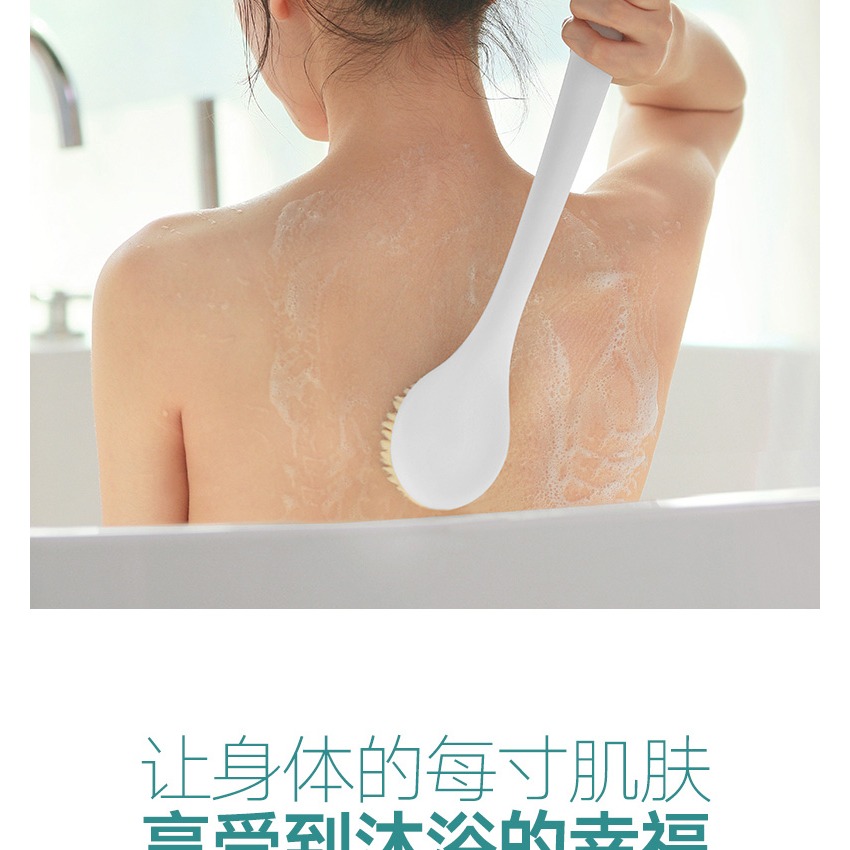 洗澡刷搓澡神器擦後背長柄軟沐浴毛刷子不求人洗澡巾強力搓背神器-細節圖8