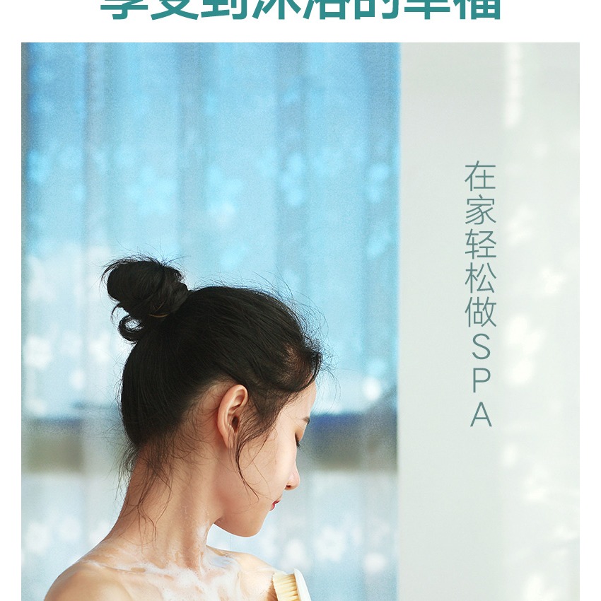 洗澡刷搓澡神器擦後背長柄軟沐浴毛刷子不求人洗澡巾強力搓背神器-細節圖9