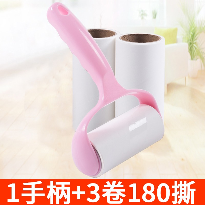 粘灰塵神器粘毛器滾筒可撕式粘塵紙替換卷滾刷衣物去除黏毛發刷HC-細節圖5