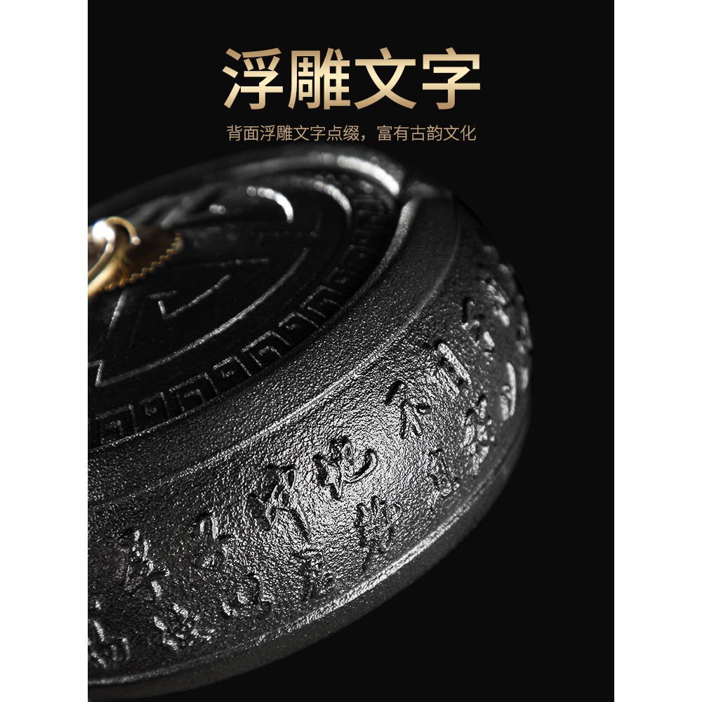 唐豐陶瓷帶蓋煙灰缸輕奢家用客廳防飛灰煙盅個性創意潮流禪意擺件-細節圖4