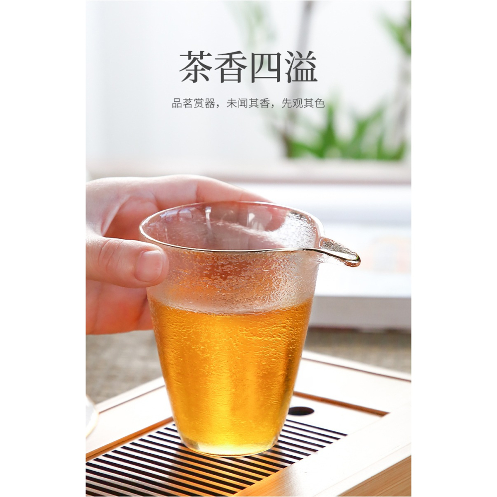 唐豐耐熱玻璃公道杯家用辦公室功夫茶海大容量裝茶器磨砂貪心杯A-細節圖9
