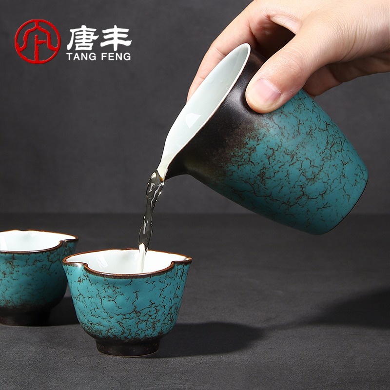 唐豐復古風公道杯家用陶瓷大容量分茶器辦公功夫茶裝茶器貪心杯A-細節圖2