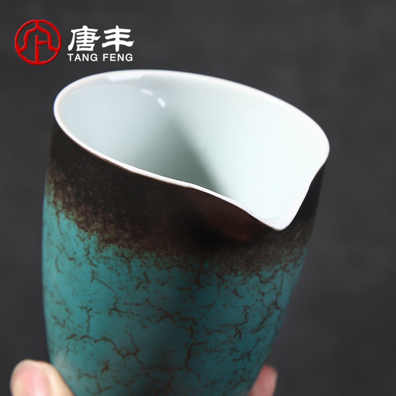 唐豐復古風公道杯家用陶瓷大容量分茶器辦公功夫茶裝茶器貪心杯A-細節圖4